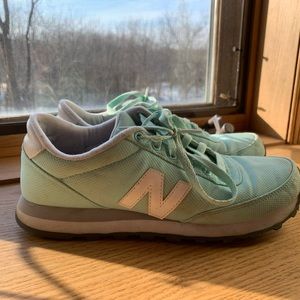 New Balance light blue tennis shoes- size 9